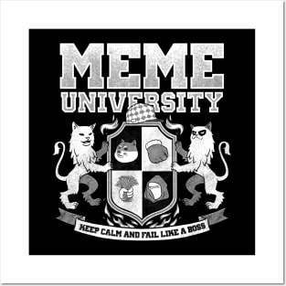 Meme University - Funny College Parody Posters and Art